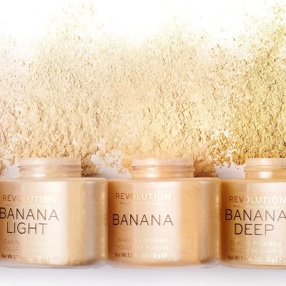 Makeup Revolution Baking Powder (32g) - Banana