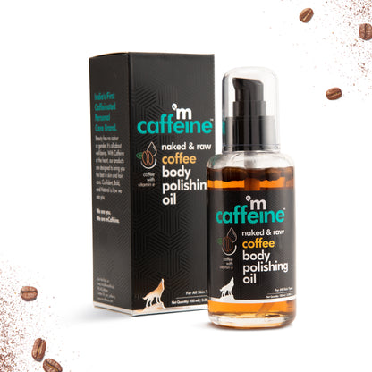 mCaffeine Naked and Raw Coffee Body Polishing Oil (100ml)