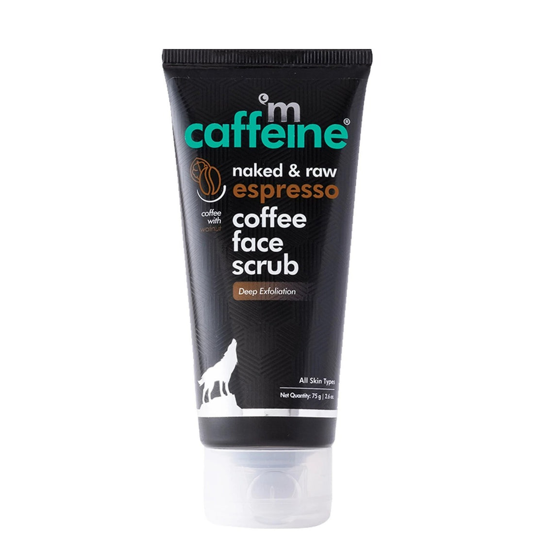 mCaffeine Naked and Raw Espresso Coffee Face Scrub (75gm)