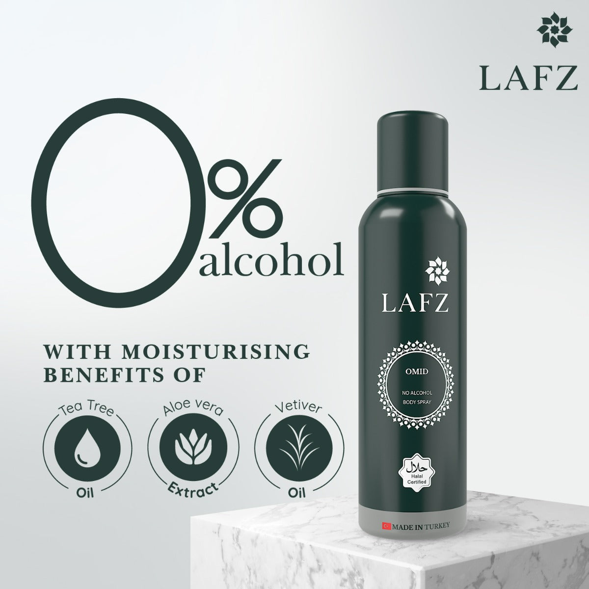 Buy Lafz Men's Body Spray No Alcohol (90g) - Omid Online at Best Price in  Bangladesh | OhSoGo – OHSOGO