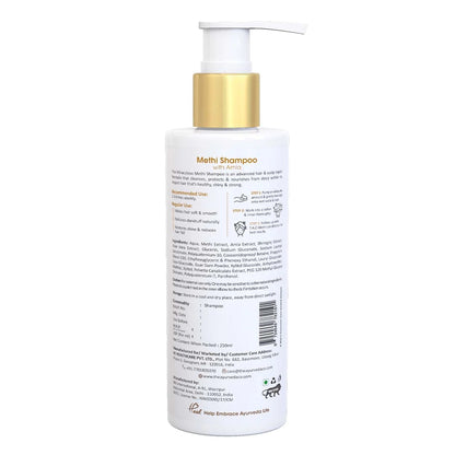 TAC - The Ayurveda Co. Methi Hair Shampoo with Amla for Hairfall and Dandruff Control (250ml)