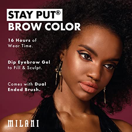 Milani Stay Put Brow Color (2.6g) - Dark Brown