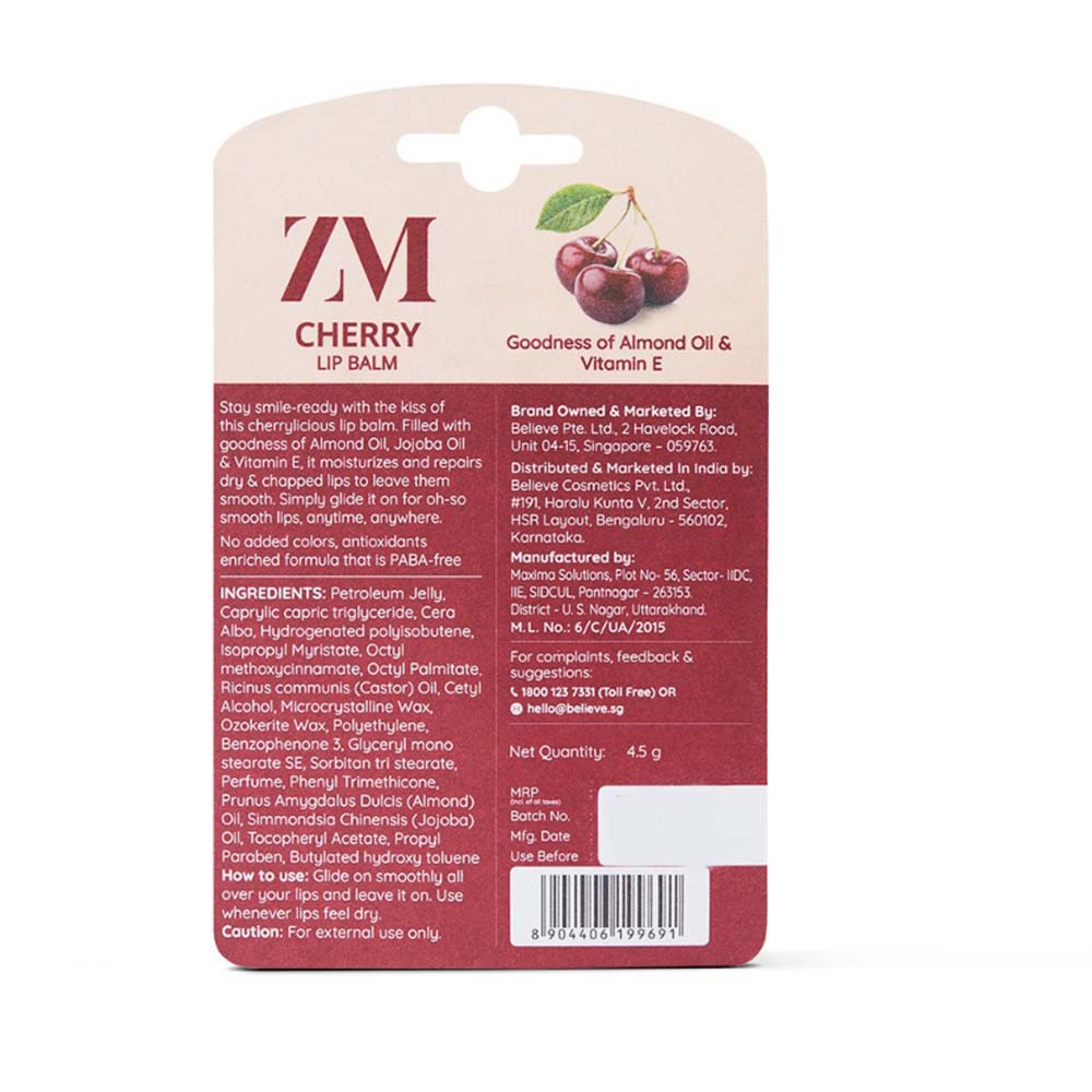 Zayn &amp; Myza Moisturizing Lip Balms (4.5g) - Cherry