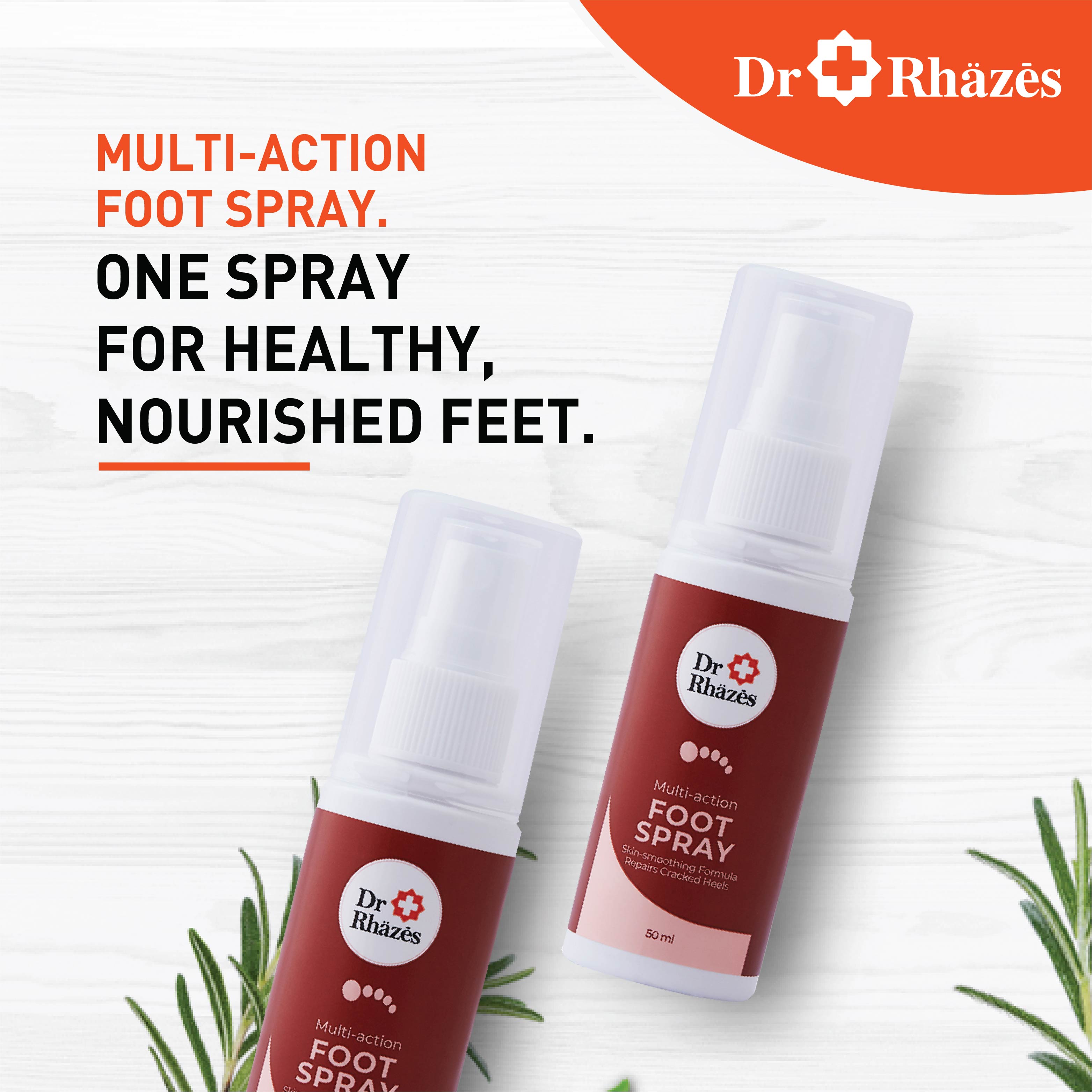 Dr Rhazes Multi Action Foot Spray (50ml)