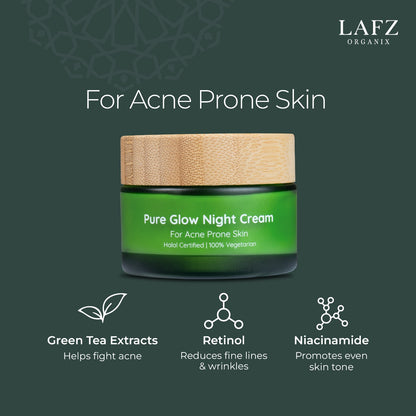 LAFZ Organix Pure Glow Night Cream (50gm)