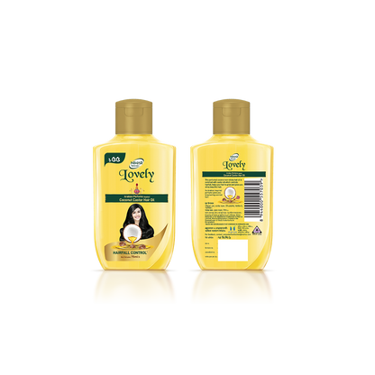 Nihar Lovely Coconut Castor Hair Oil (75ml)