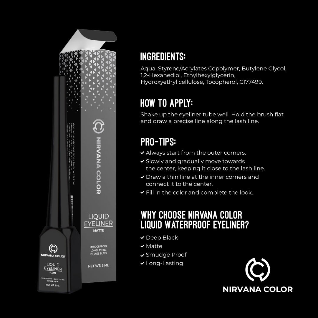 Nirvana Matte Eyeliner (3ml)