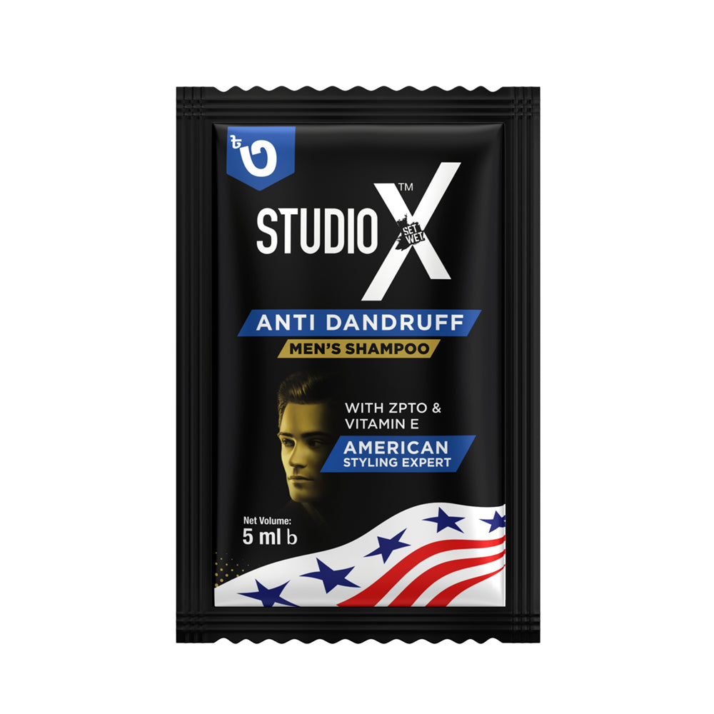 Studio X Anti Dandruff Shampoo for Men (5ml X 12 pcs)