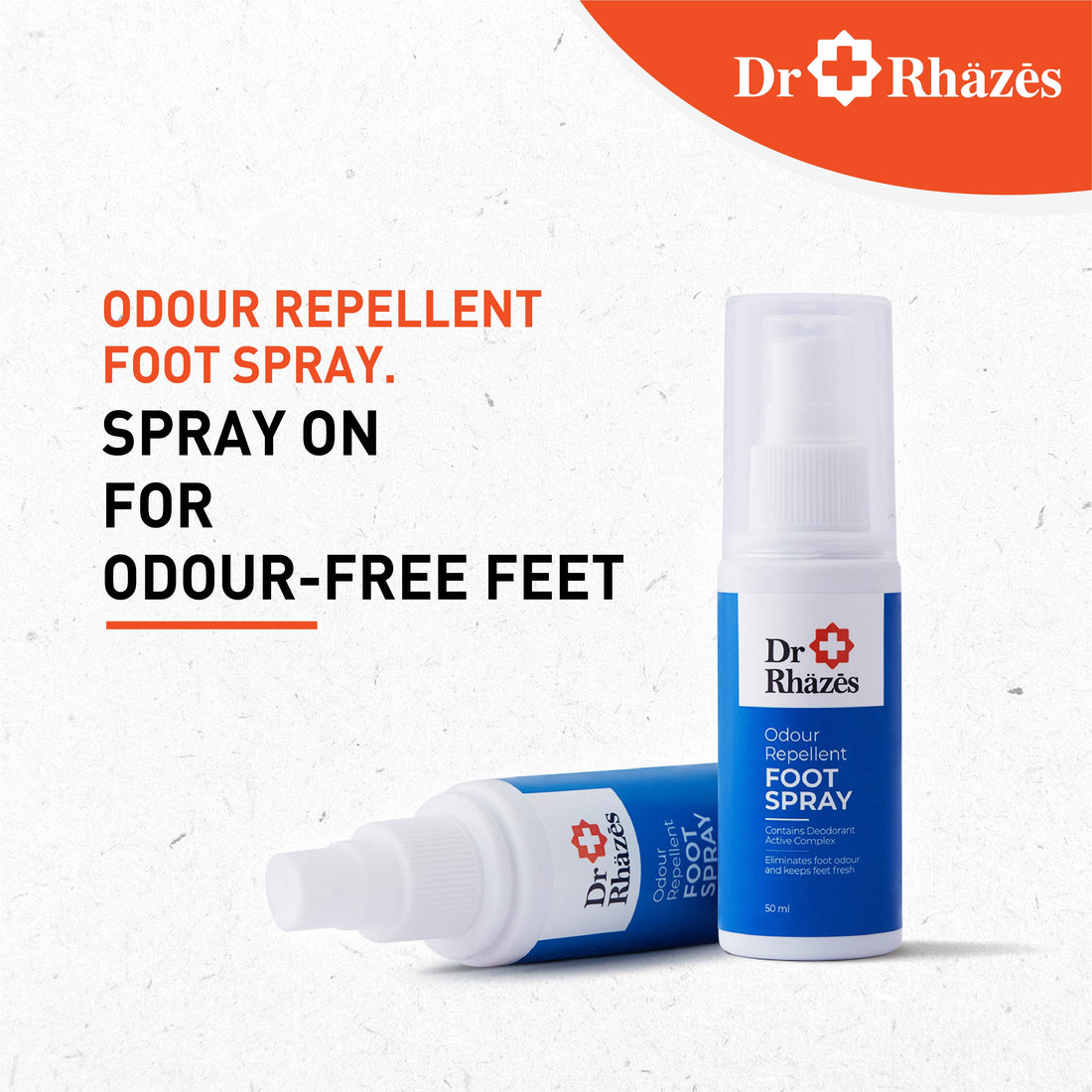 Dr Rhazes Odour Repellent Foot Spray (50ml)