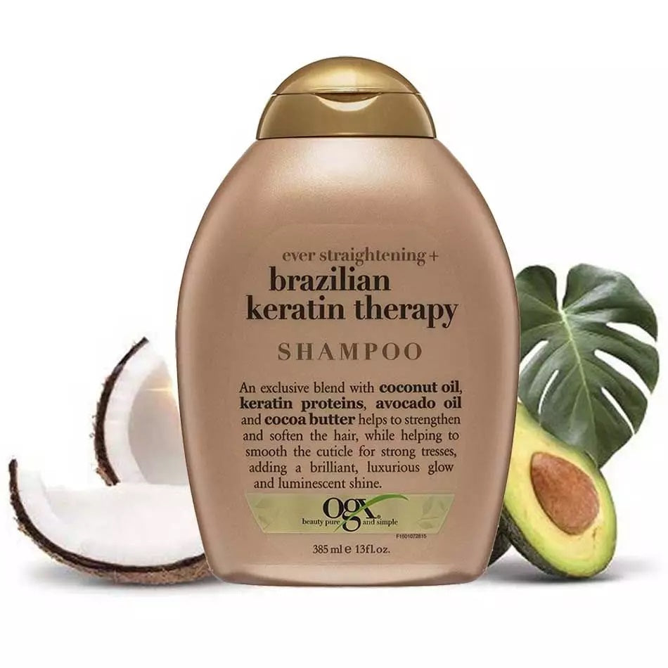 OGX Brazilian Keratin Smooth Shampoo (385ml)