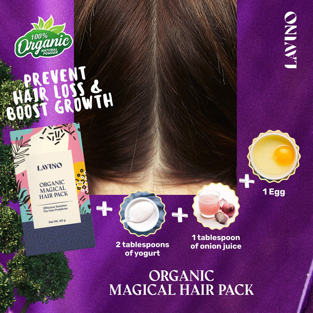 Lavino Organic Magical Hair Pack (60gm)