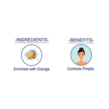 Parachute SkinPure Orange Brightening Facewash (Anti Pimple) 50gm