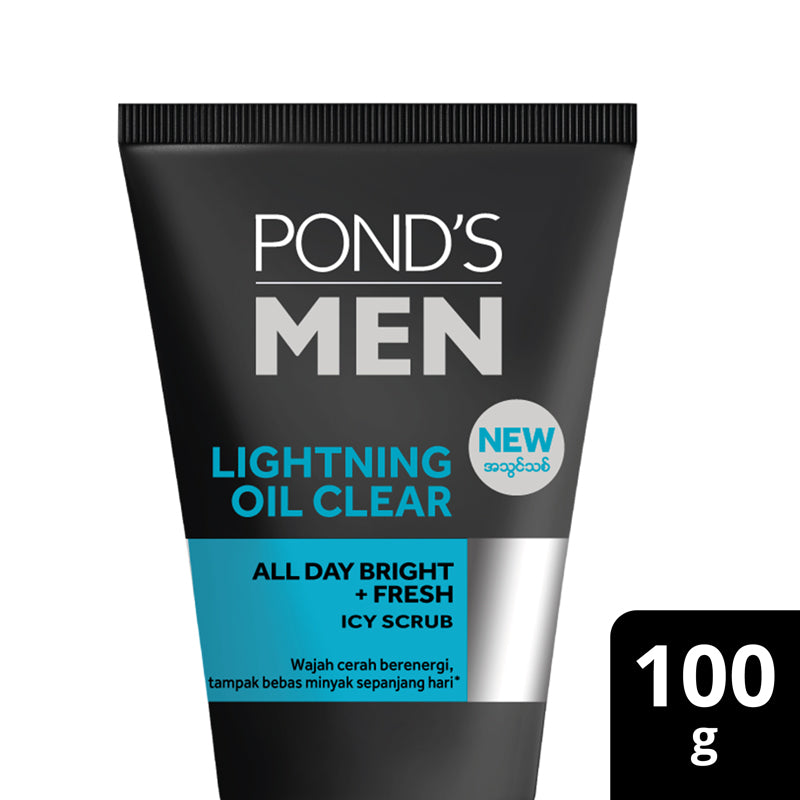 Ponds Men Facewash Lightning Oil Clear (100gm)