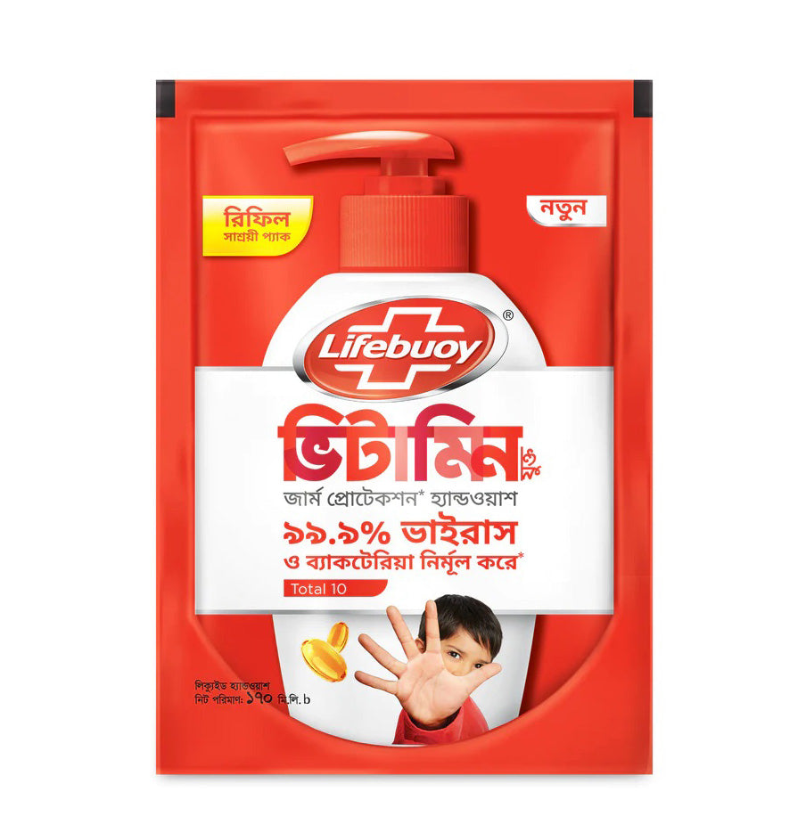 Lifebuoy Handwash (Soap) Total Refill - 170ml