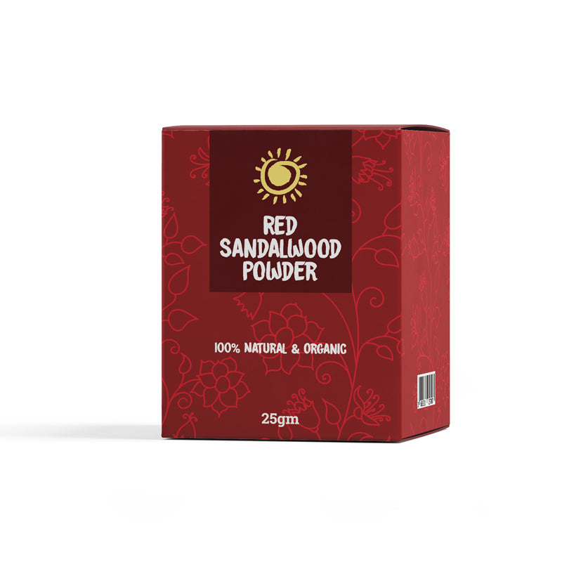Rajkonna 100% Natural and Organic Red Sandalwood Powder (25gm)