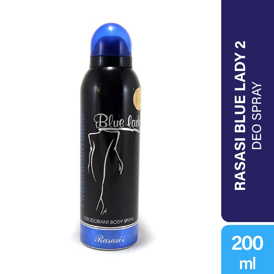 Rasasi Blue Lady 2 Deodorant Body Spray for Women (200ml)