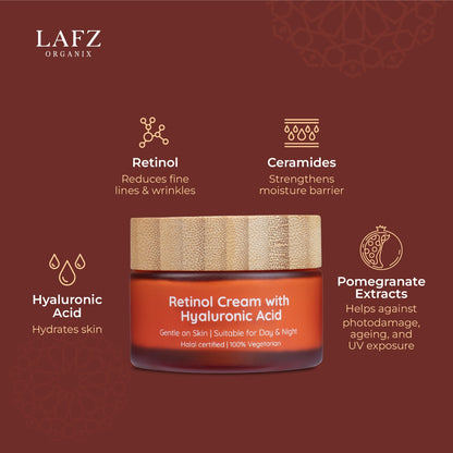 LAFZ Organix Retinol Cream (50gm)