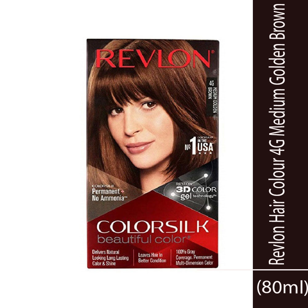 Revlon Hair Colour 4G Medium Golden Brown (80ml)