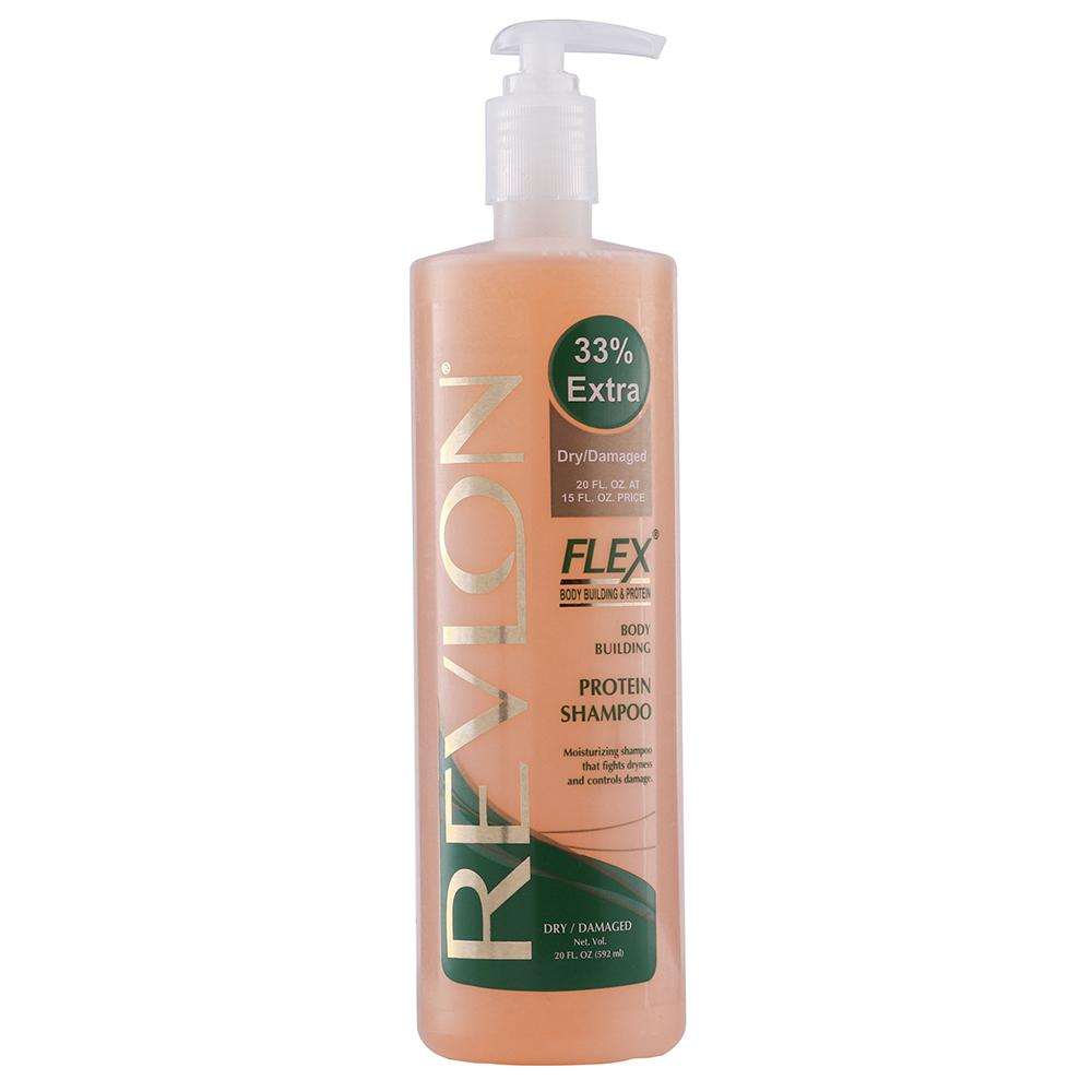 Revlon Flex Body Building Protein Shampoo For Dry / Damaged (592ml)