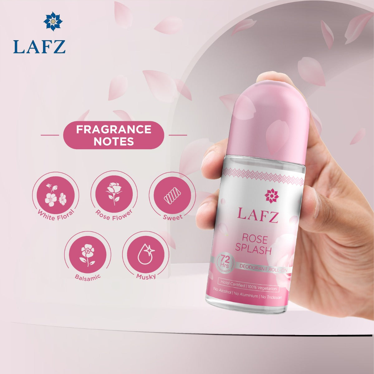 Buy LAFZ No Alcohol Roll On Deodorant Rose Splash for Women (50ml) Online  at Best Price in Bangladesh | OhSoGo – OHSOGO