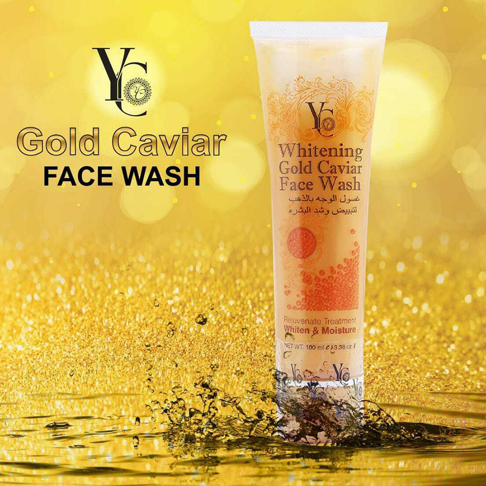 YC Whitening Gold Caviar Face Wash (100ml)