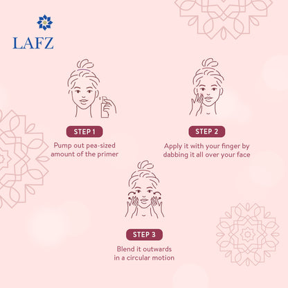 Lafz Serum Primer (30ml) - Hydrating Rose