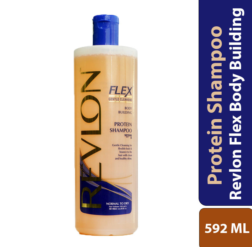 Revlon Flex Body Building Protein Shampoo For Normal To Dry (592ml)