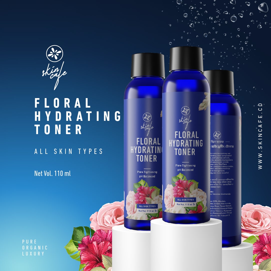 Skin Cafe Floral Hydrating Toner (110ml)