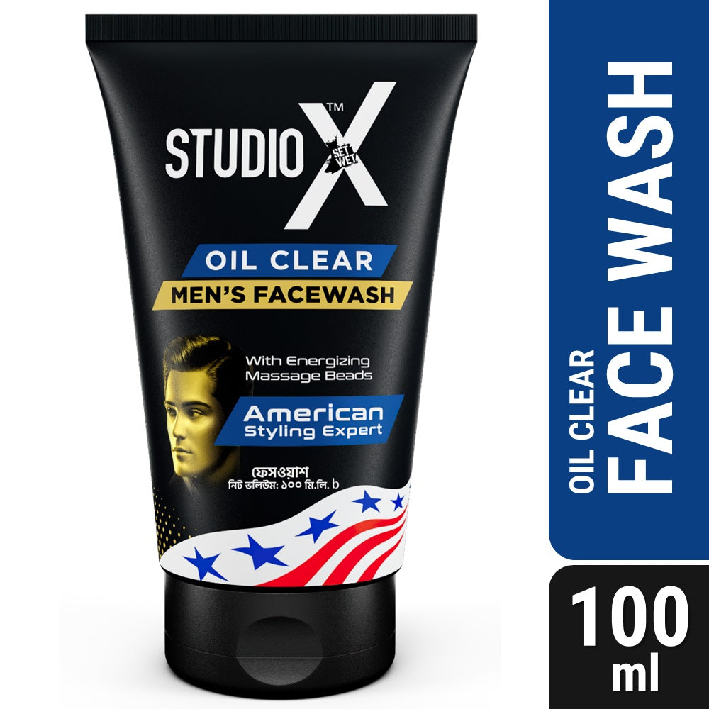 Studio X Oil Clear Facewash for Men (100ml)