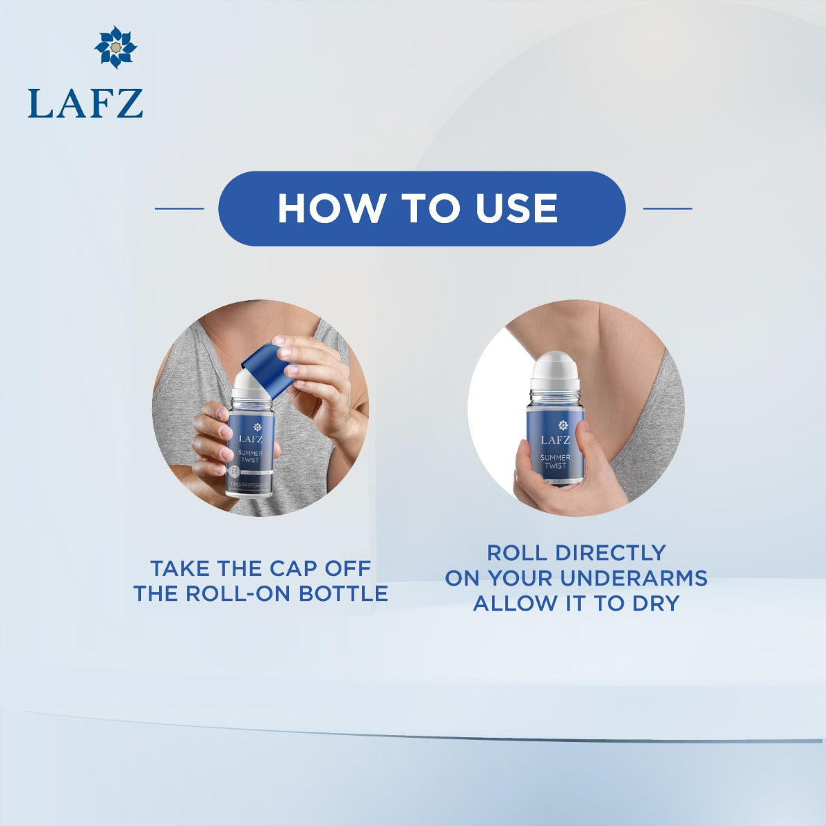 LAFZ No Alcohol Roll On Deodorant Summer Twist for Men (50ml)