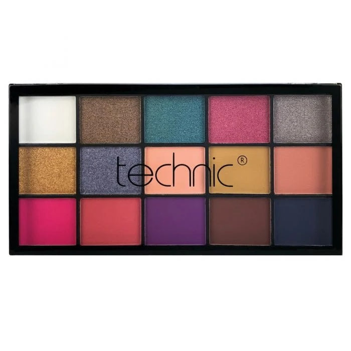 Technic Pressed Pigment Eyeshadow Palette - Vacay (22.5gm)