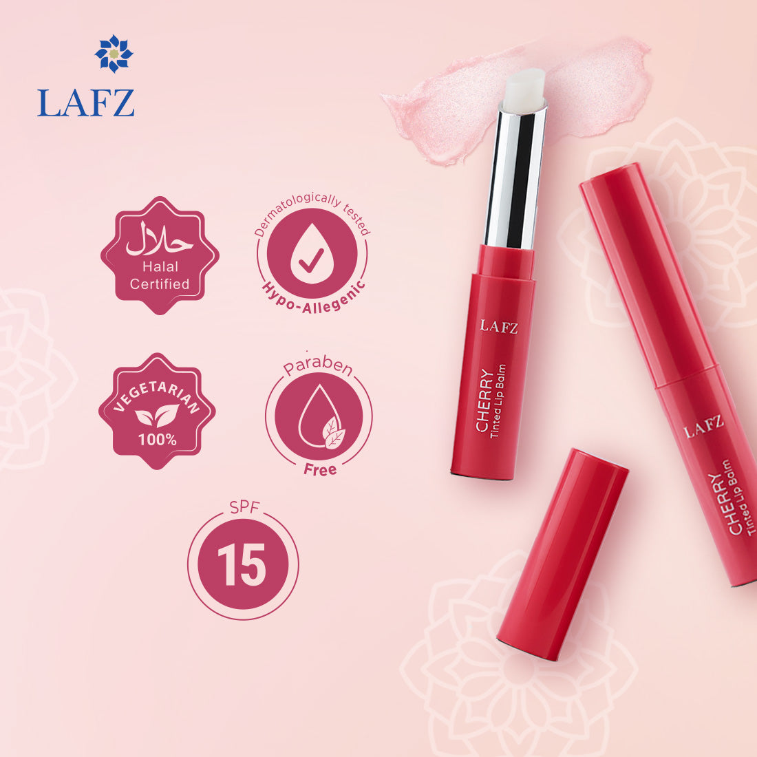 Lafz Tinted Lip Balm (1.5g) - Cherry