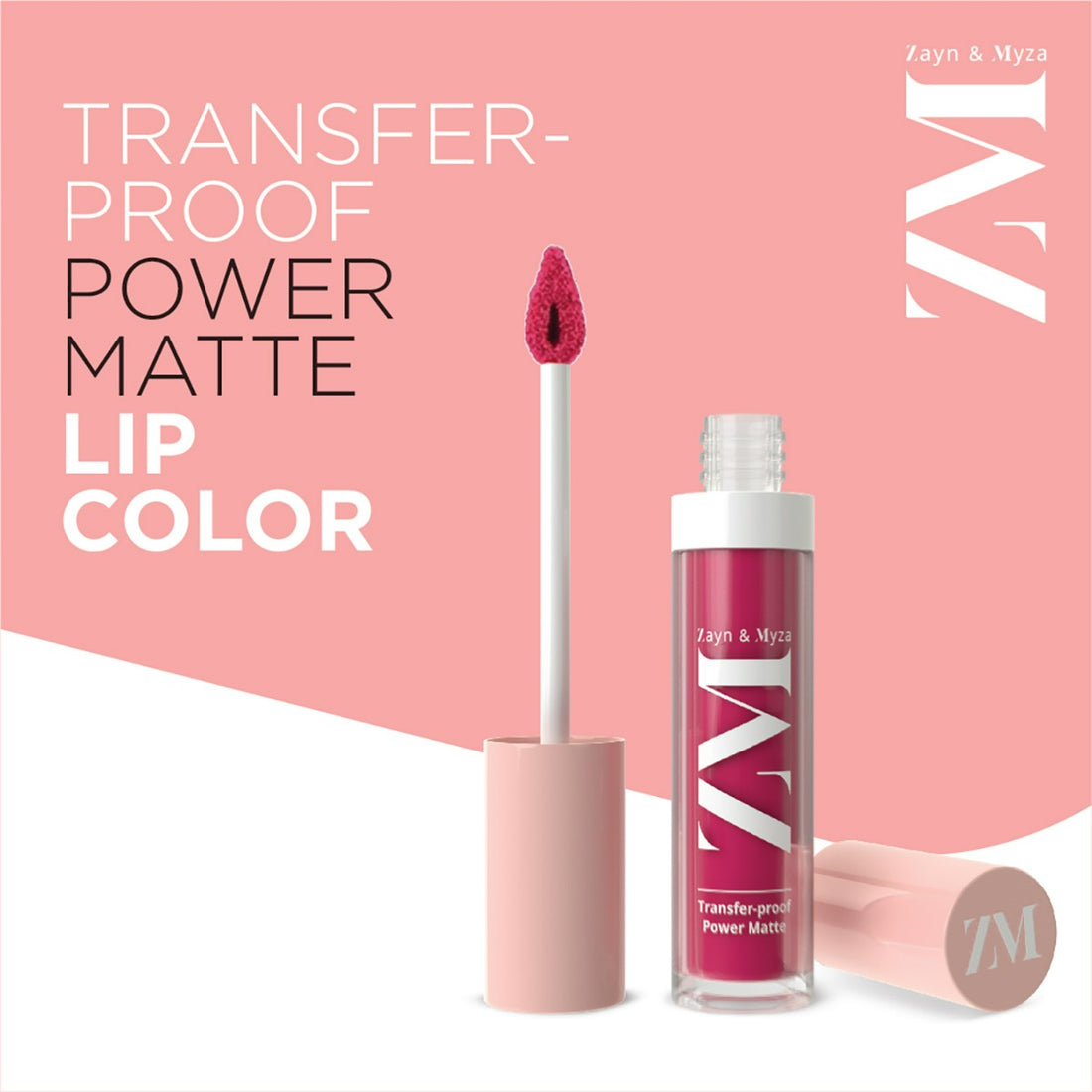 Zayn &amp; Myza Transfer-proof Power Matte Liquid Lip Color (6g)