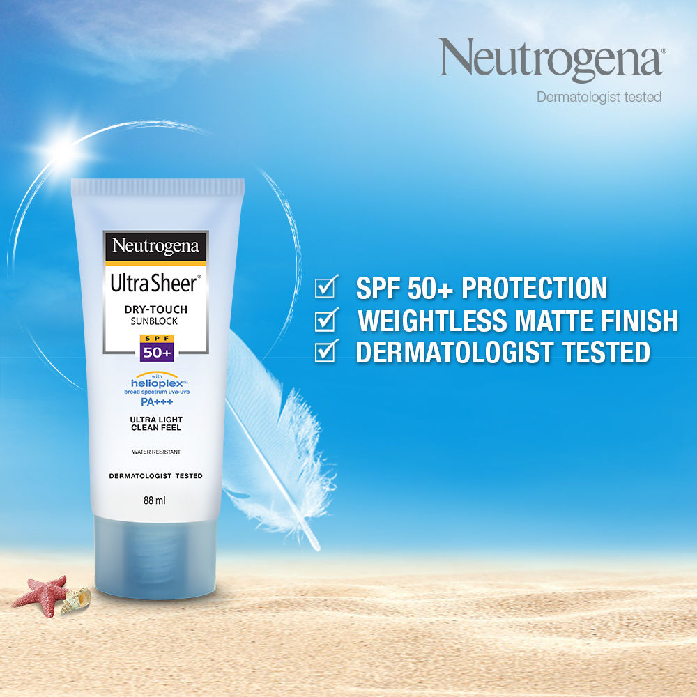 Neutrogena ultra sheer top dry touch sunscreen