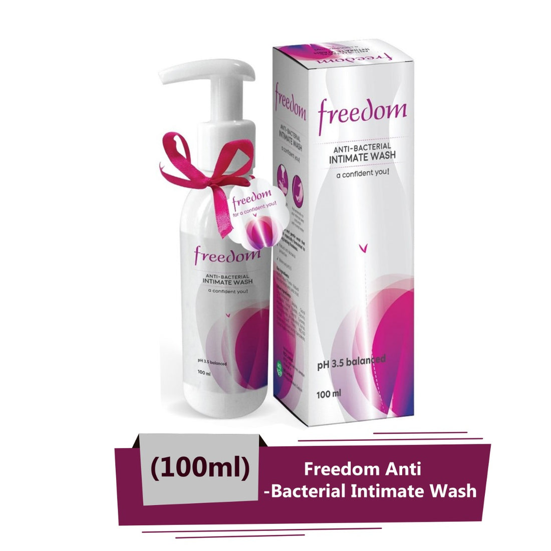 Freedom Anti-Bacterial Intimate Wash (100ml)