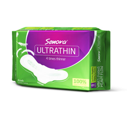 Senora Ultrathin Sanitary Napkin (Panty System) - 8 Pads