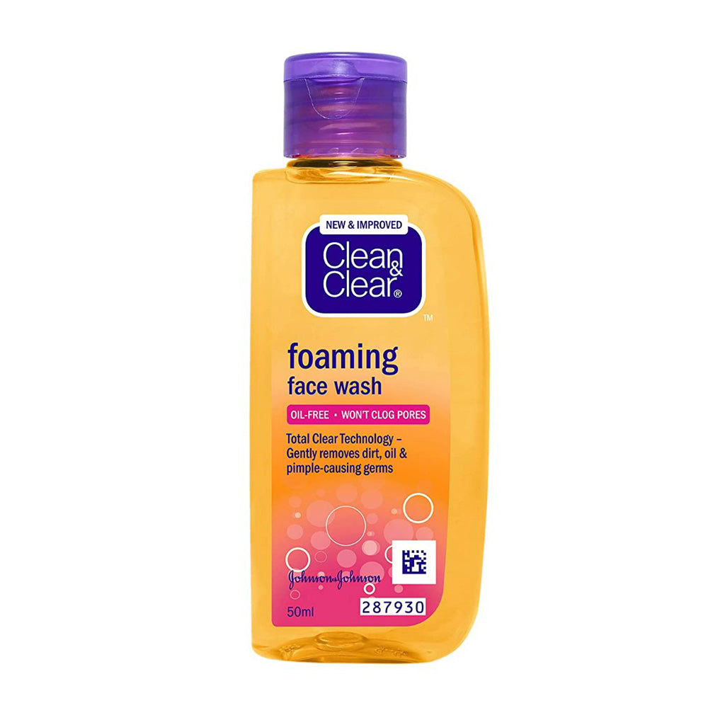 Clean &amp; Clear Foaming Face Wash (50ml)