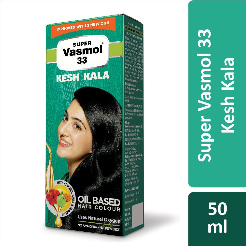 Super Vasmol 33 Kesh Kala Oil Based Hair Colour