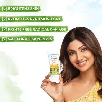 Mamaearth Vitamin C Face Wash for Skin Illumination (100ml)
