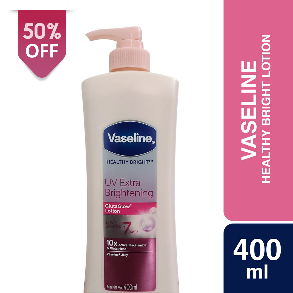 Vaseline Lotion Healthy Bright 400ml Imported (50% off)