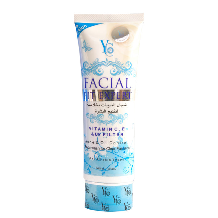 YC Facial Fit Expert (Blue) Face Wash (100ml)